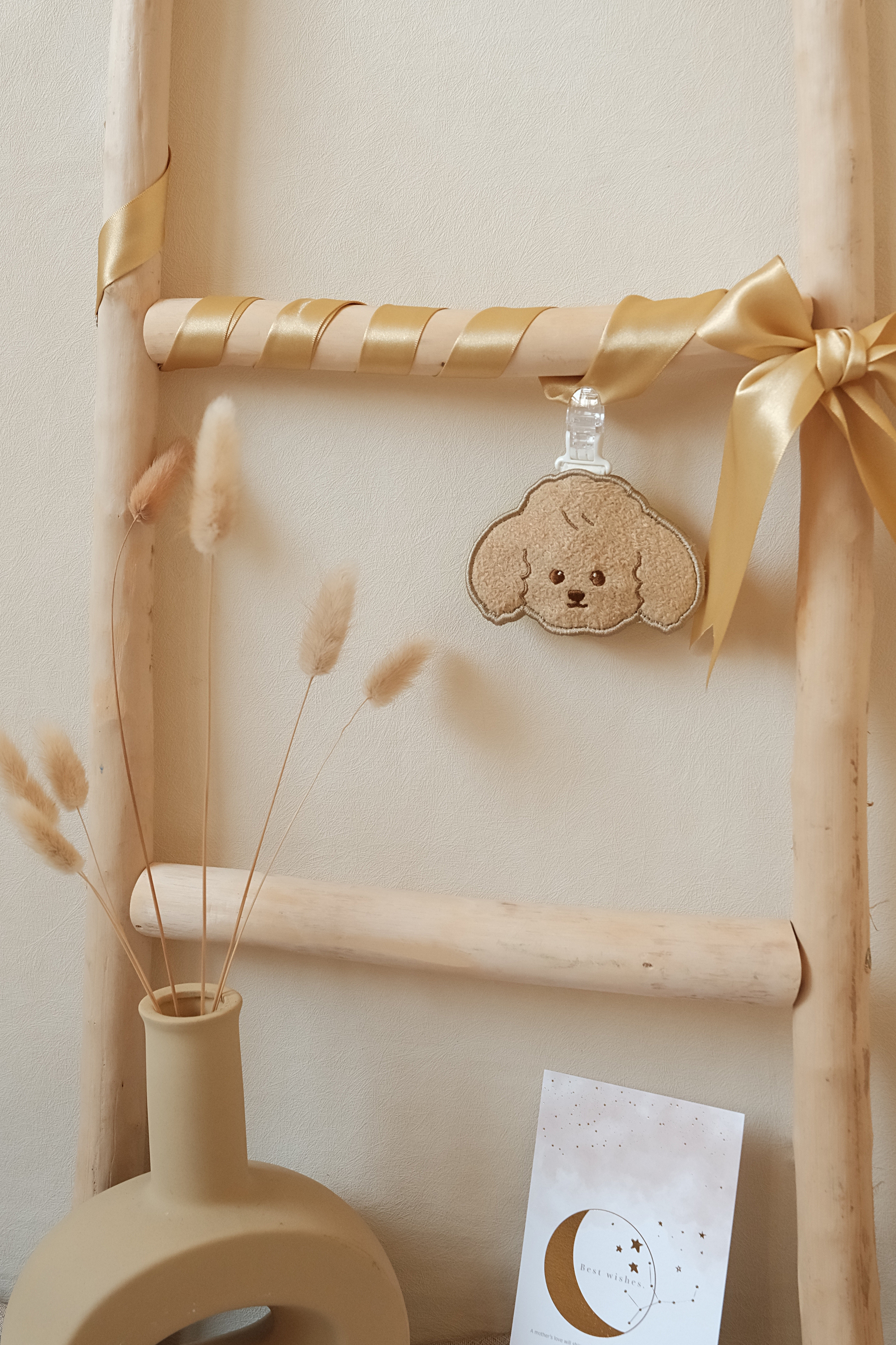 Hi Y.P store-刺繡平安符袋-獨家設計-汪汪貴賓