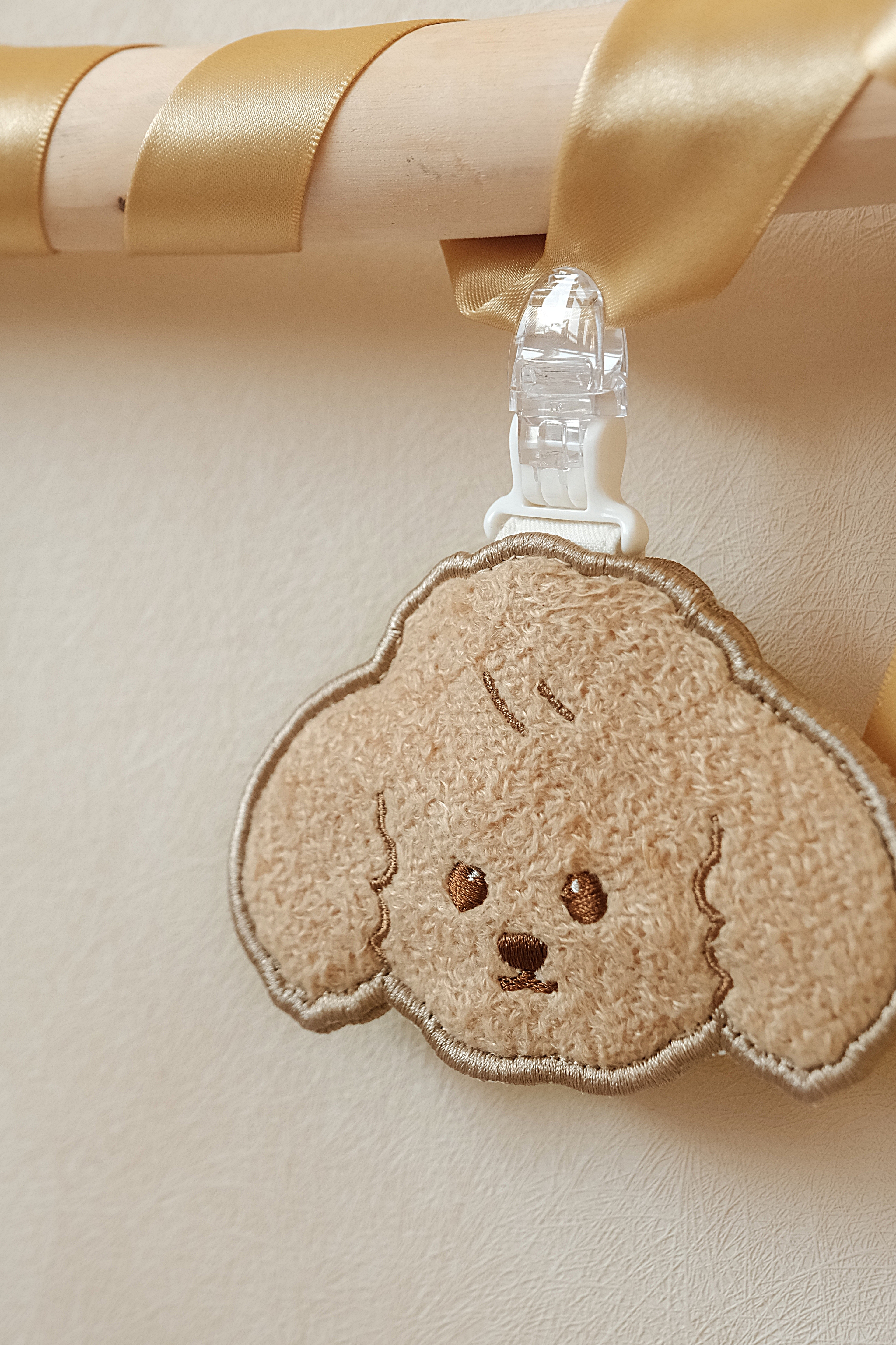 Hi Y.P store-刺繡平安符袋-獨家設計-汪汪貴賓