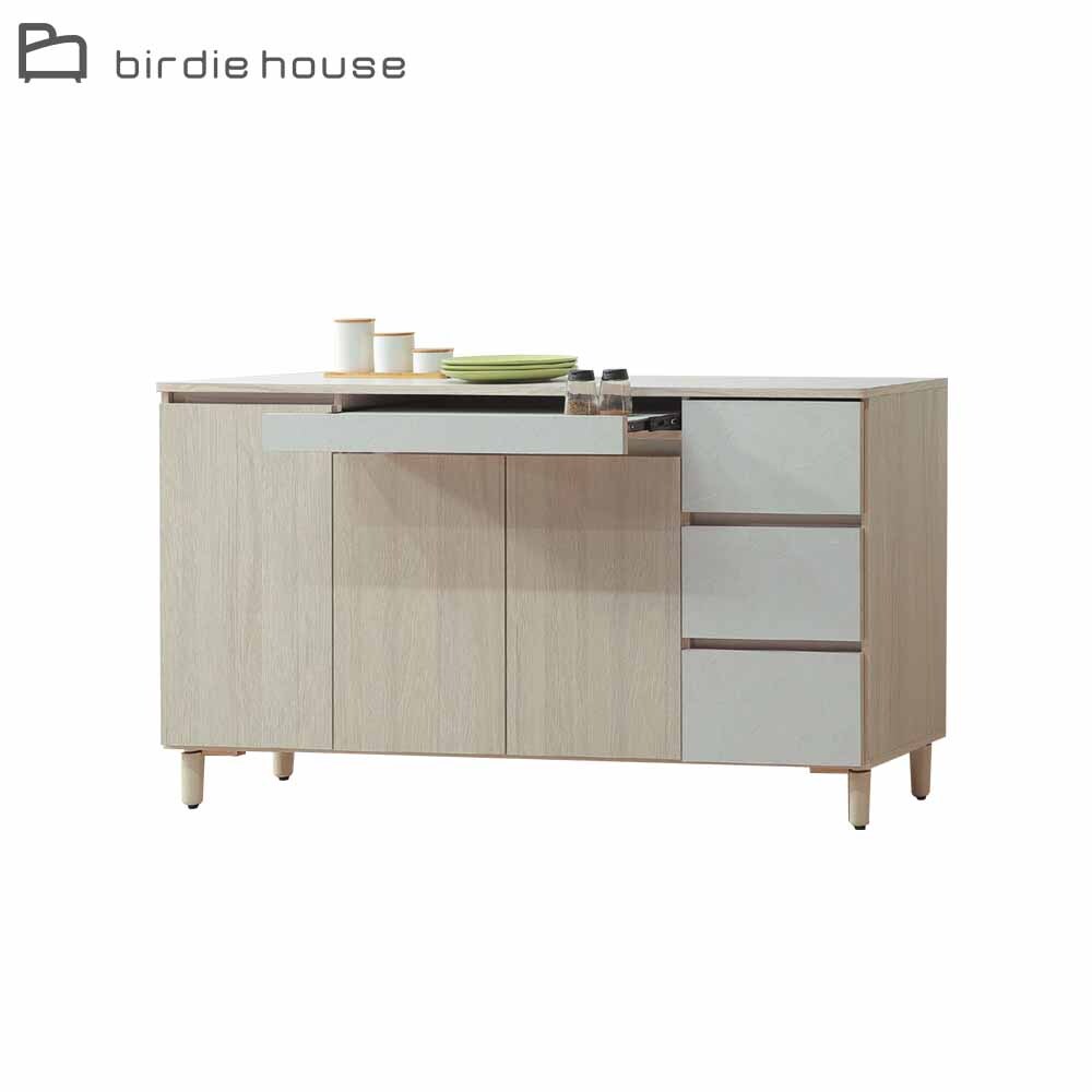 柏蒂家居-夏曼5.4三門三抽一拉盤餐櫃/電器收納櫃/碗盤櫃