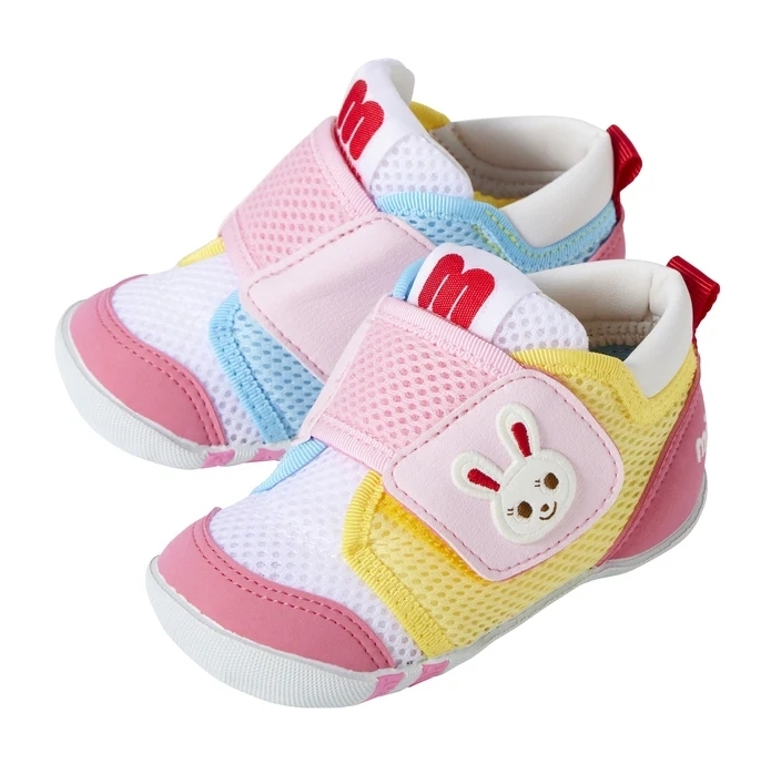 舞颯兔雙層網眼一段鞋-粉紅色