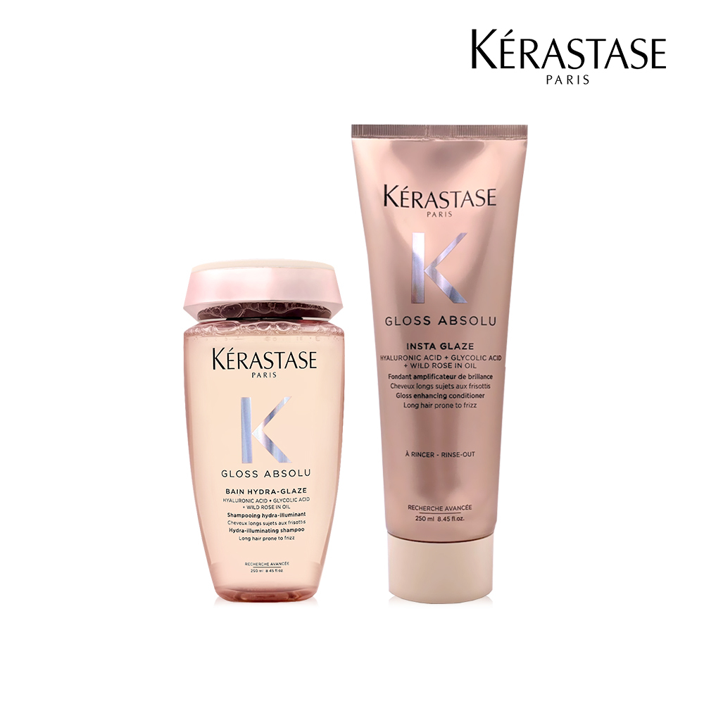 Kerastase 巴黎卡詩 釉光香頌玫瑰洗護組 (洗髮精250ml+護髮乳250ml)