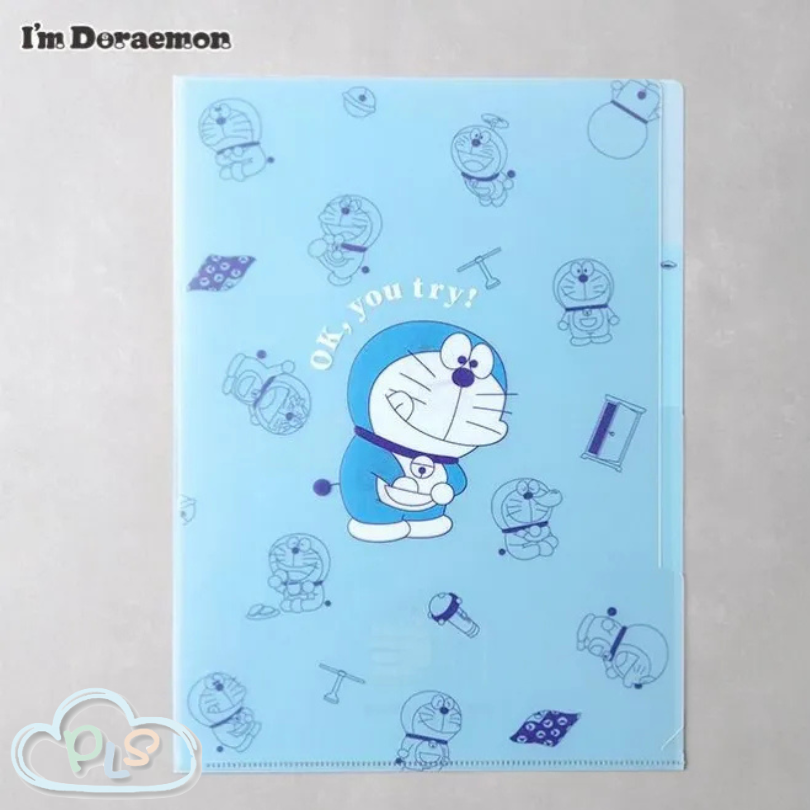 A4 分層資料夾 多啦A夢 Flowering  #72080-1