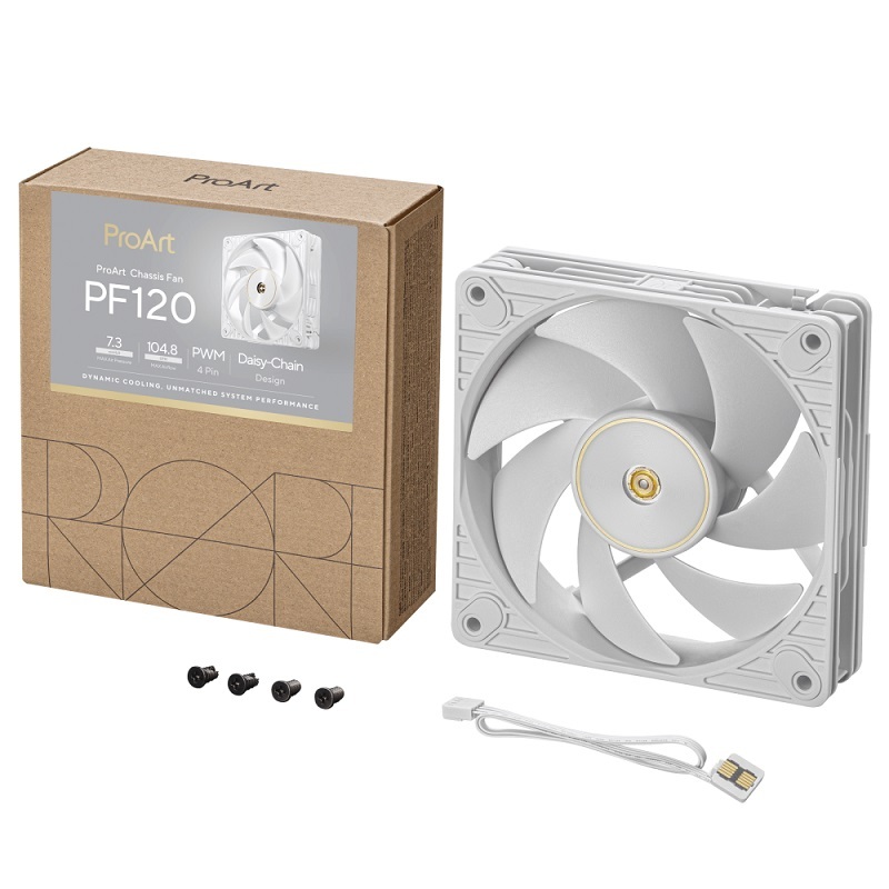 ASUS 華碩 PROART PF120 高效能風扇 單入組   極簡白/90DA00M3-B00000  現代黑/90DA00M0-B0000