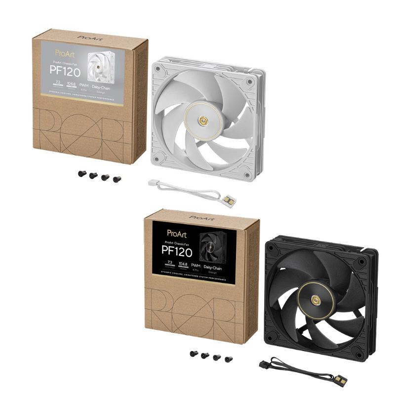 ASUS 華碩 PROART PF120 高效能風扇 單入組   極簡白/90DA00M3-B00000  現代黑/90DA00M0-B0000