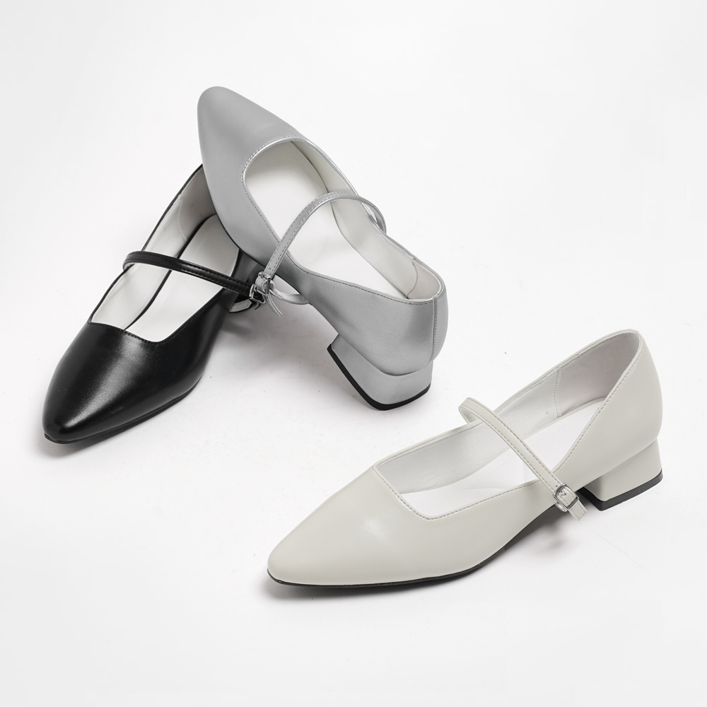 瑪麗珍韓系優雅跟鞋