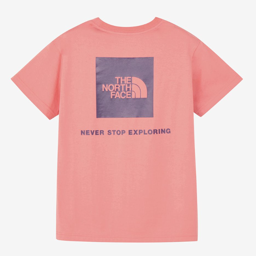 日本 2026 The North Face Short Sleeve Back Square Logo Tee 兒童 T-Shirt