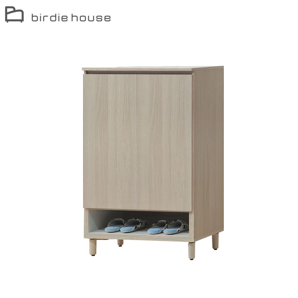 柏蒂家居-夏曼2.7尺二門開放式收納鞋櫃