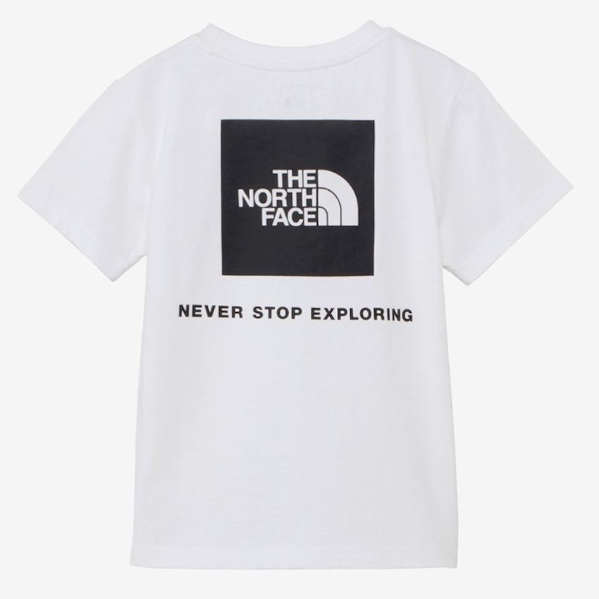 日本 2026 The North Face Short Sleeve Back Square Logo Tee 兒童 T-Shirt