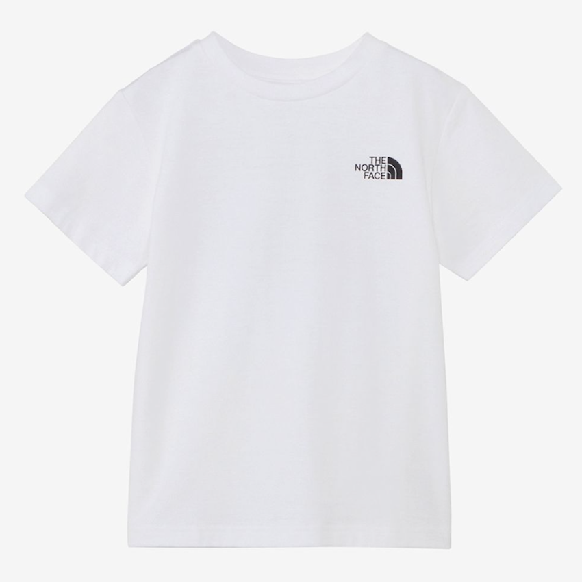 日本 2026 The North Face Short Sleeve Back Square Logo Tee 兒童 T-Shirt