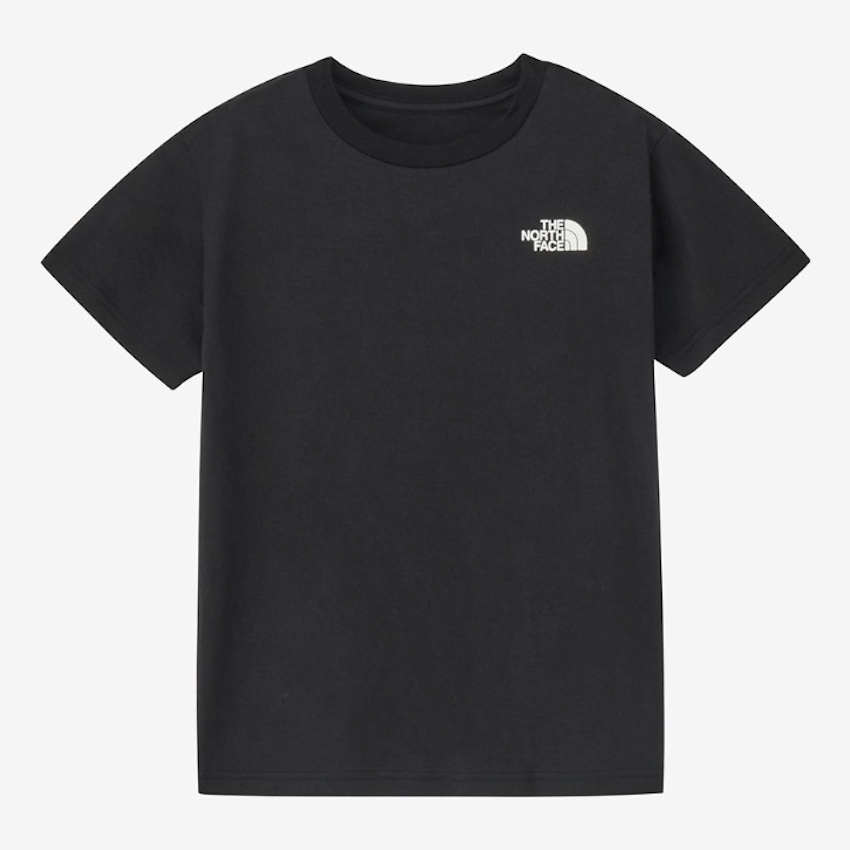 日本 2026 The North Face Short Sleeve Back Square Logo Tee 兒童 T-Shirt