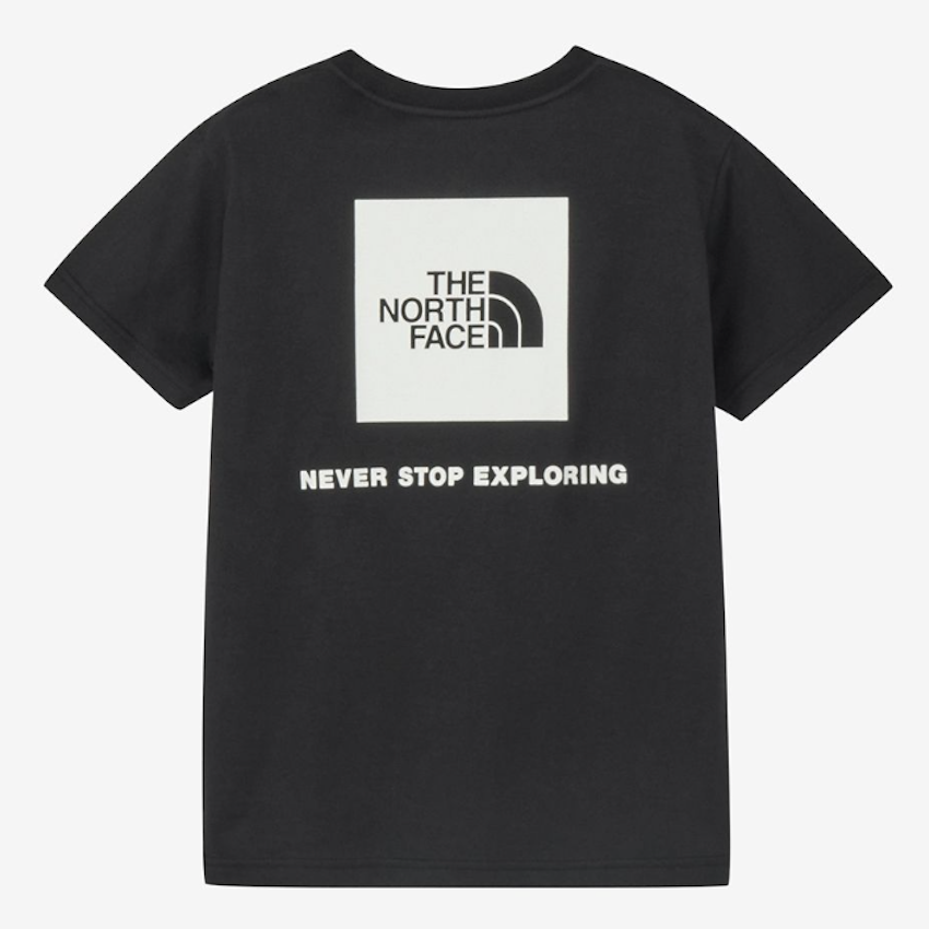 日本 2026 The North Face Short Sleeve Back Square Logo Tee 兒童 T-Shirt