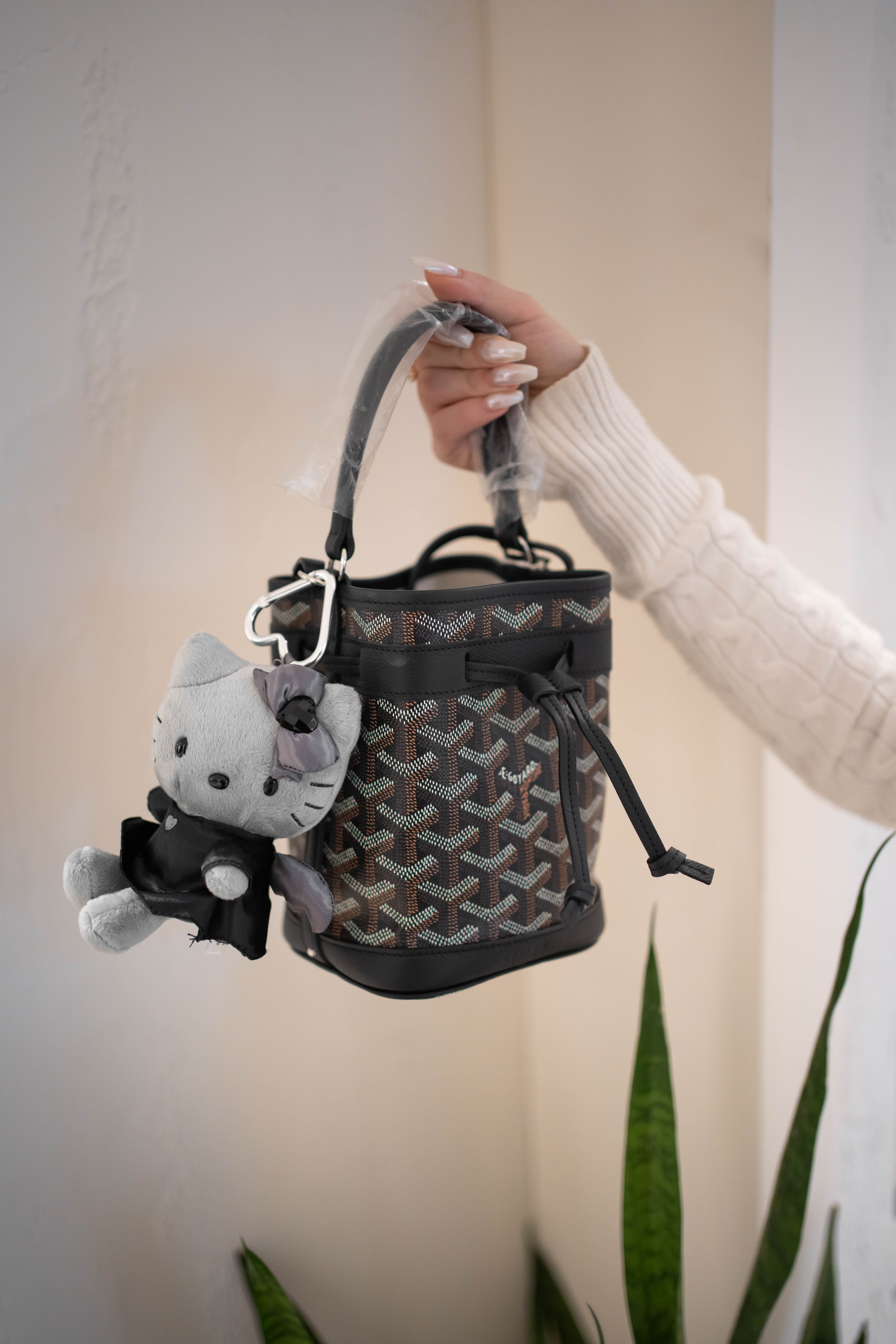 【4色入】Goyard Petit Flot Mini Bucket Bag (有手柄)