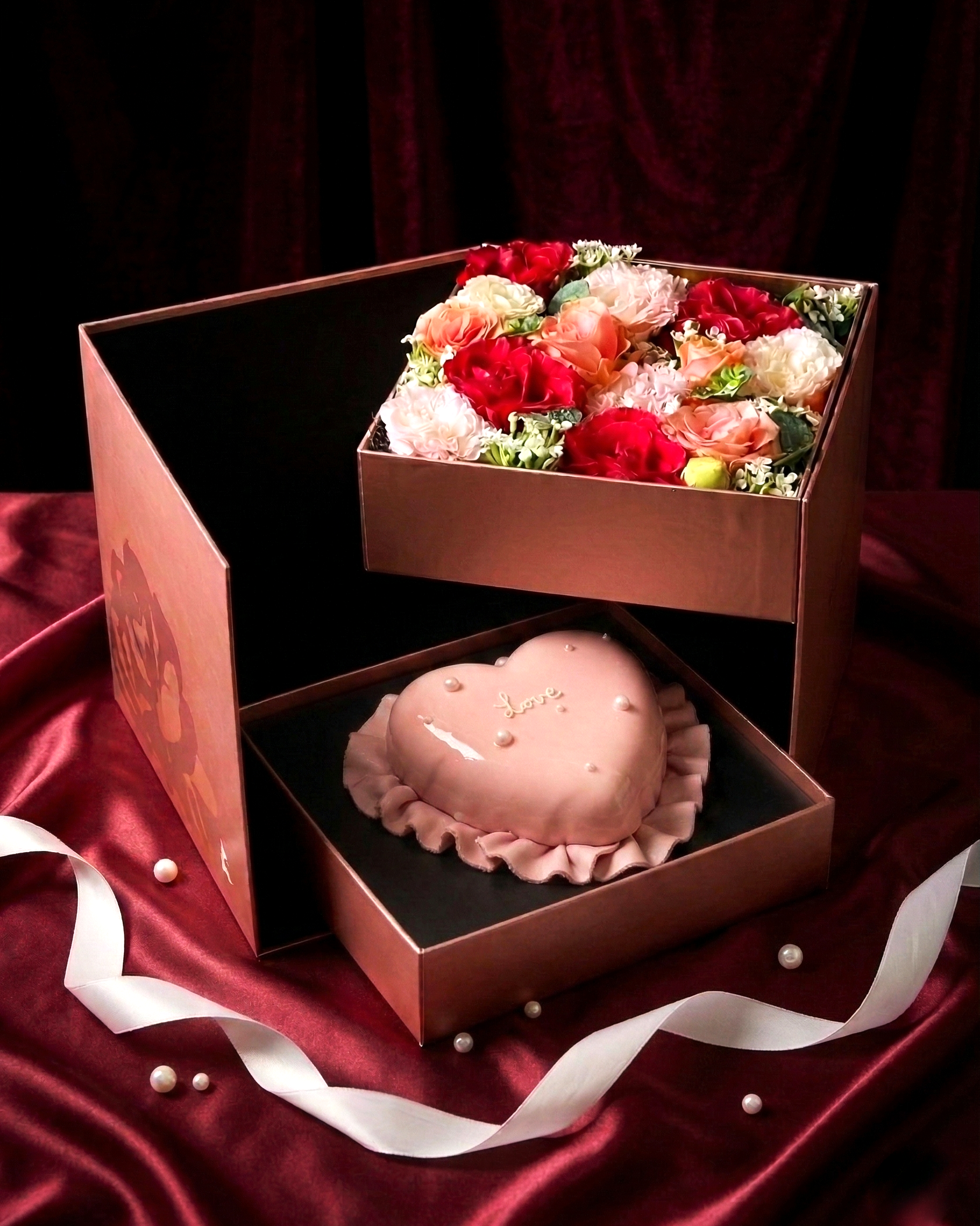 【2026母親節】法式莓果慕斯花盒蛋糕 / 6吋 (限量300盒)