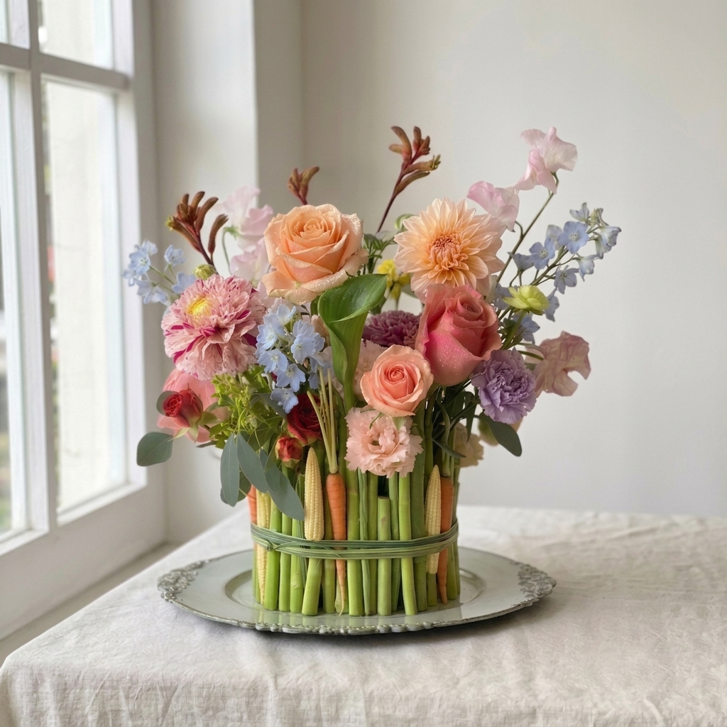 小小花園親子蔬果花藝課