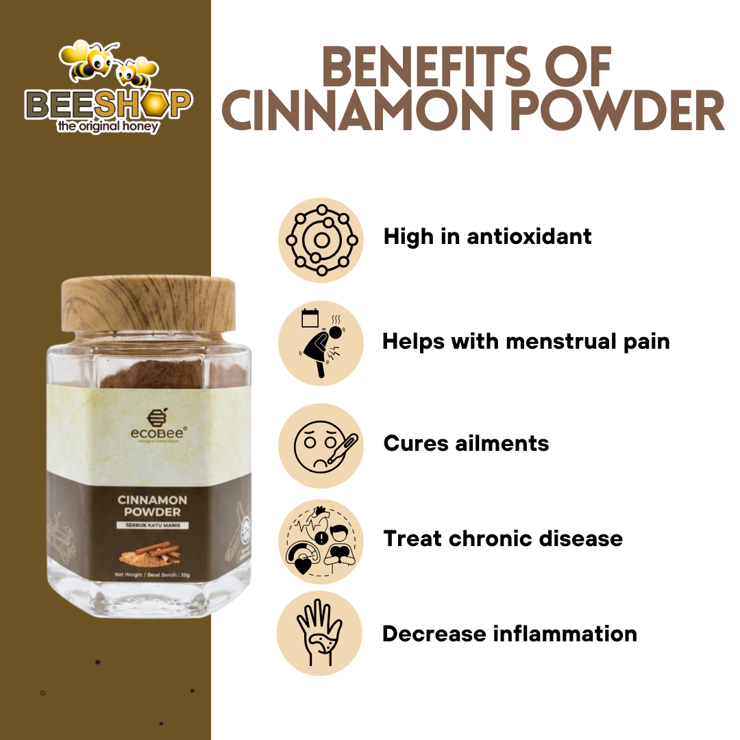 CINNAMON POWDER 30G (HALAL)