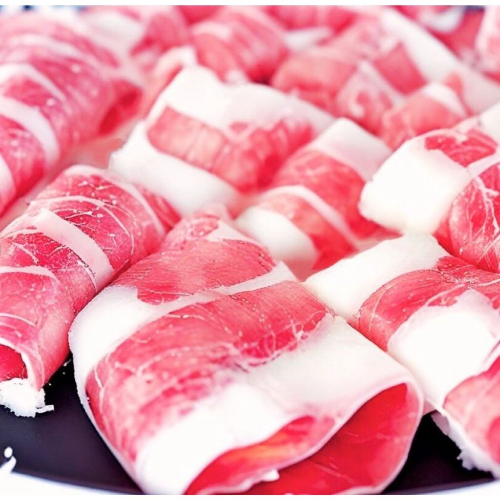 雪花肥牛韓燒片500克/包(美國) (急凍)