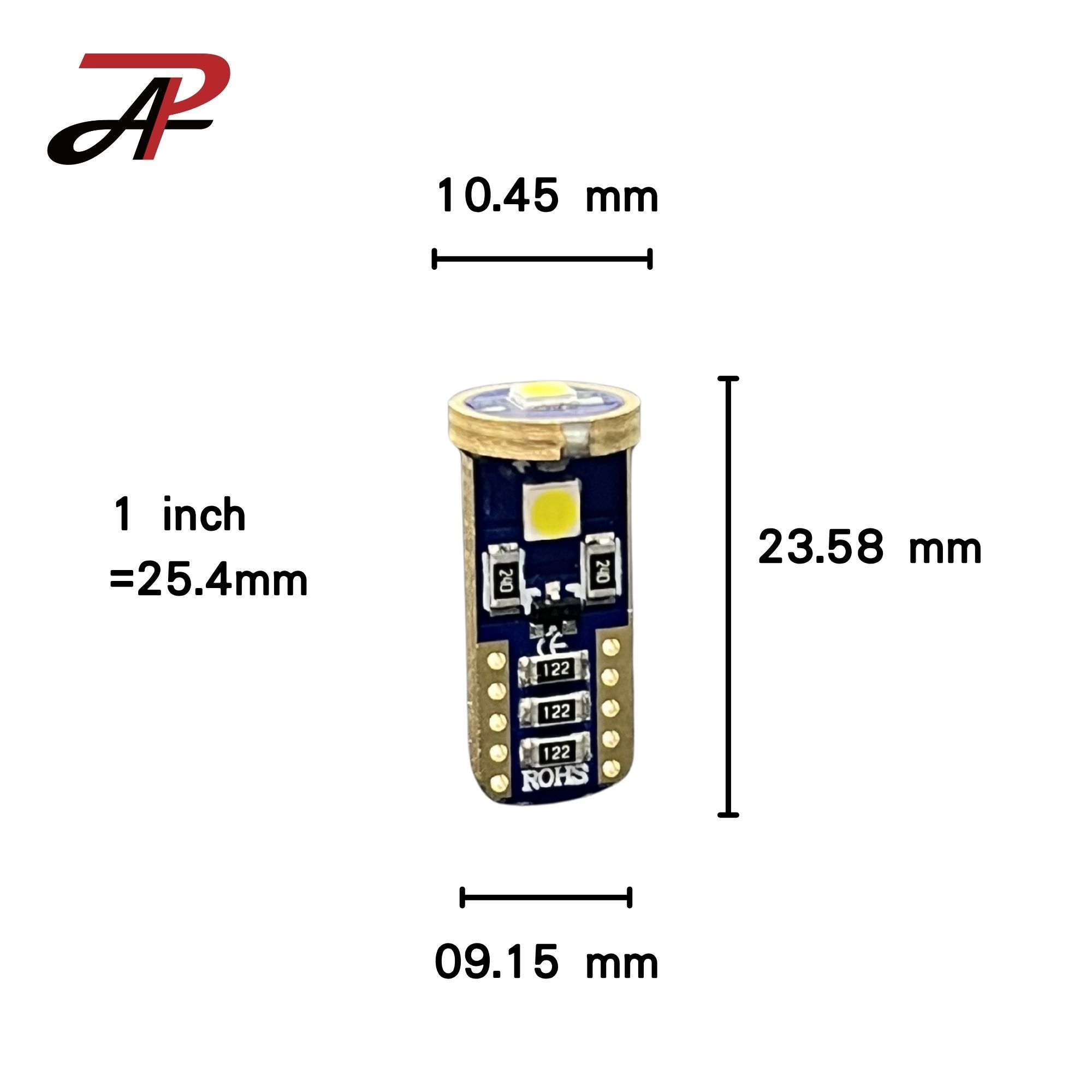 【PA LED】T10｜3晶 3030 SMD LED 白光 直射 牌照燈 室內燈 小燈 倒車燈 儀表燈 定位燈