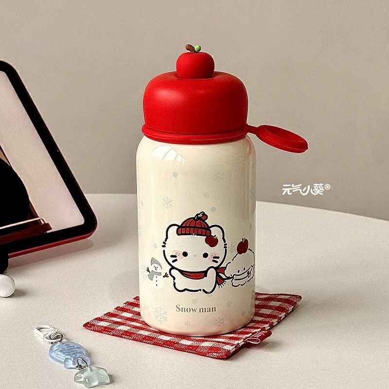 500ML Apple Lid Cat & Dog Diary 304 Stainless Steel Tumbler
