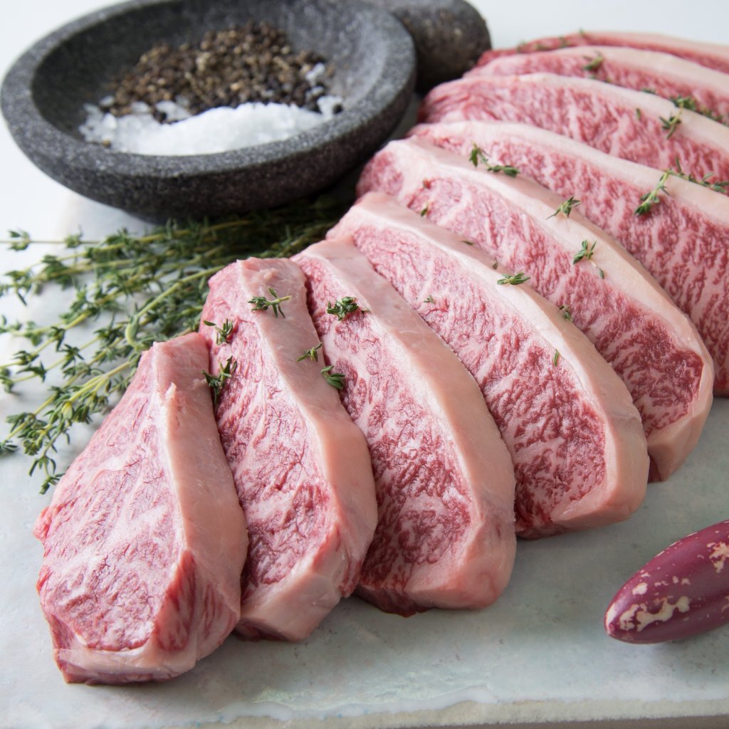 澳洲 AUSSIE KOBE 極致F1 和牛MB 8-9 黃瓜條切扒250g (2塊一包) (急凍)