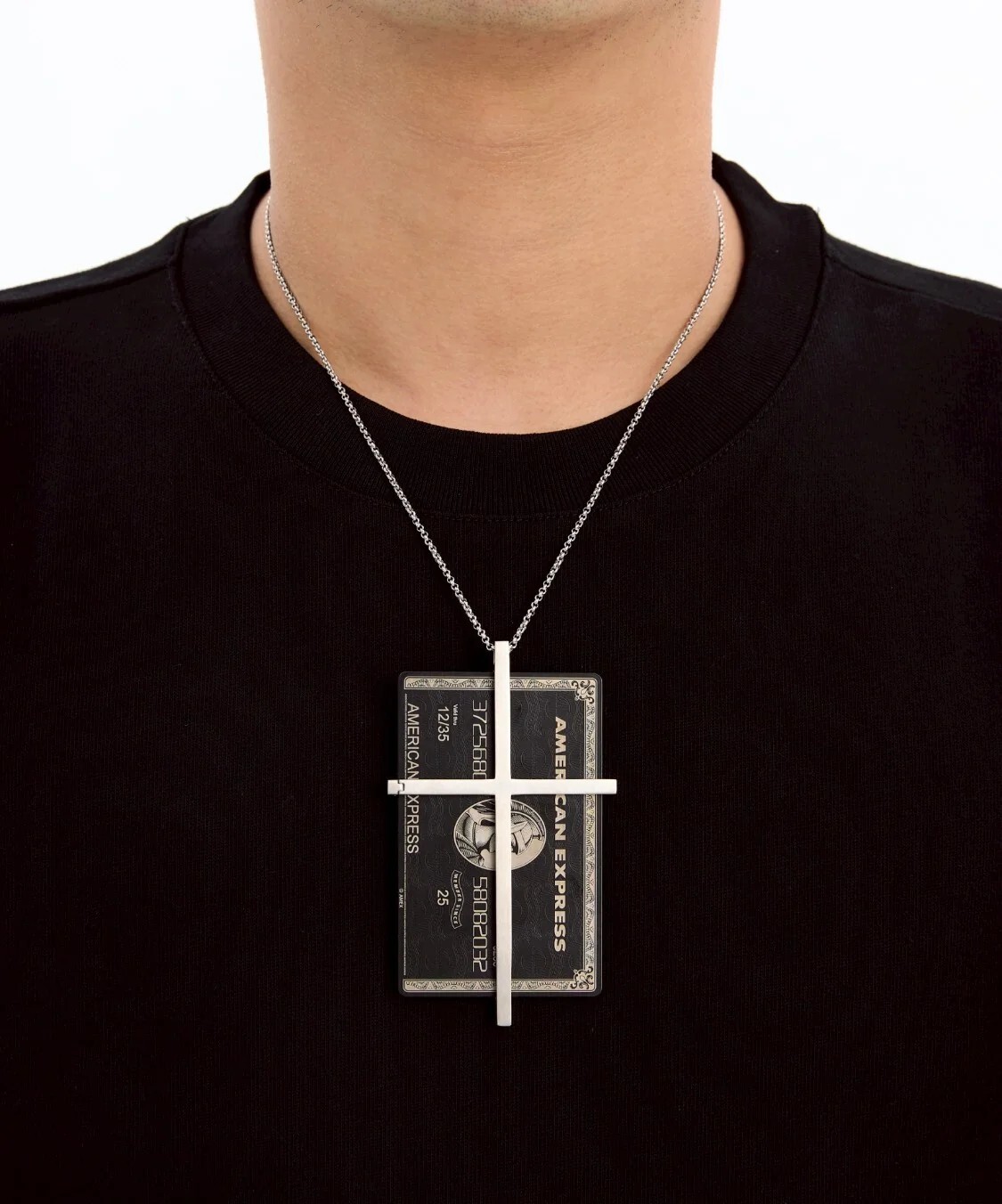 Fe3c ID Card Necklace 十字 證件夾 項鍊