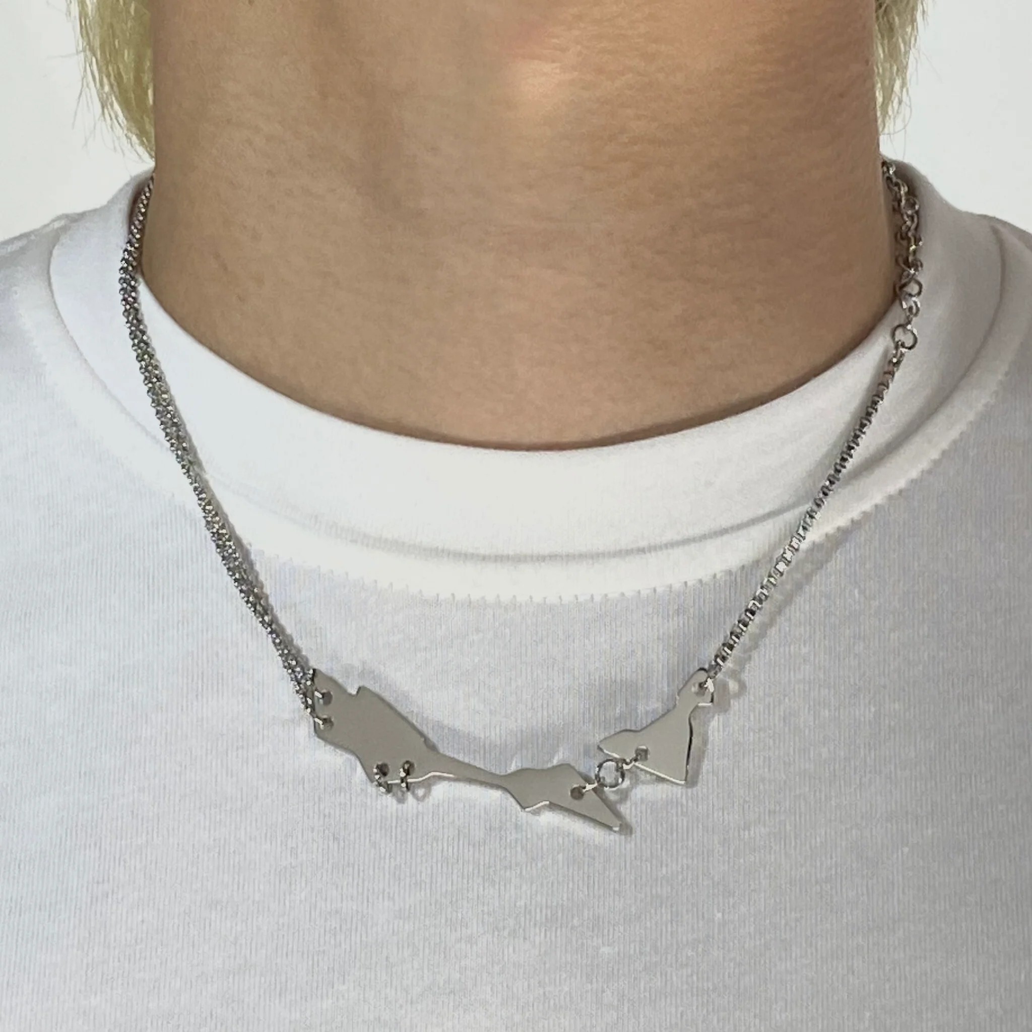 Fe3c Space Puzzle Necklace 太空 拼圖 項鍊