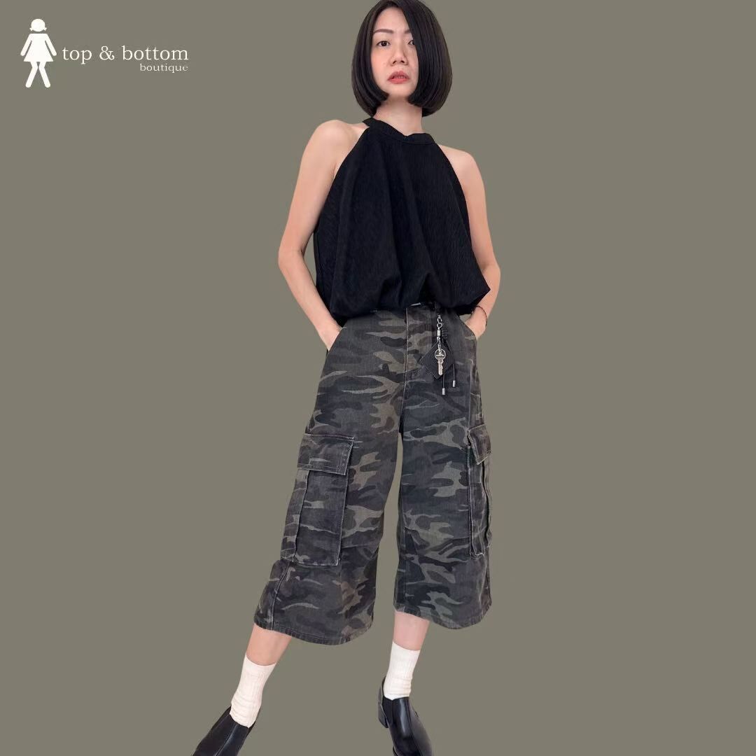 KNEE LENGTH CAMOUFLAGE PANT