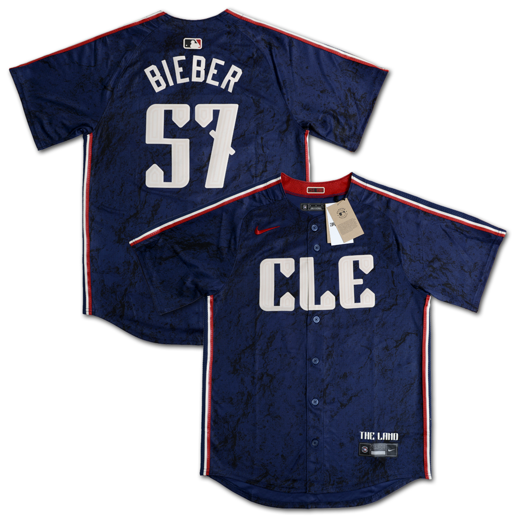 Nike 克里夫蘭守護者隊 Shane Bieber City Connect Limited Player 球衣