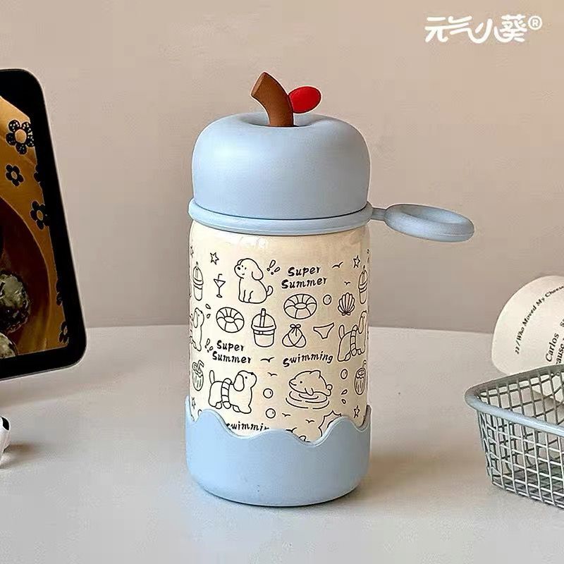 300ML Apple Pocket 316 Stainless Steel Thermos