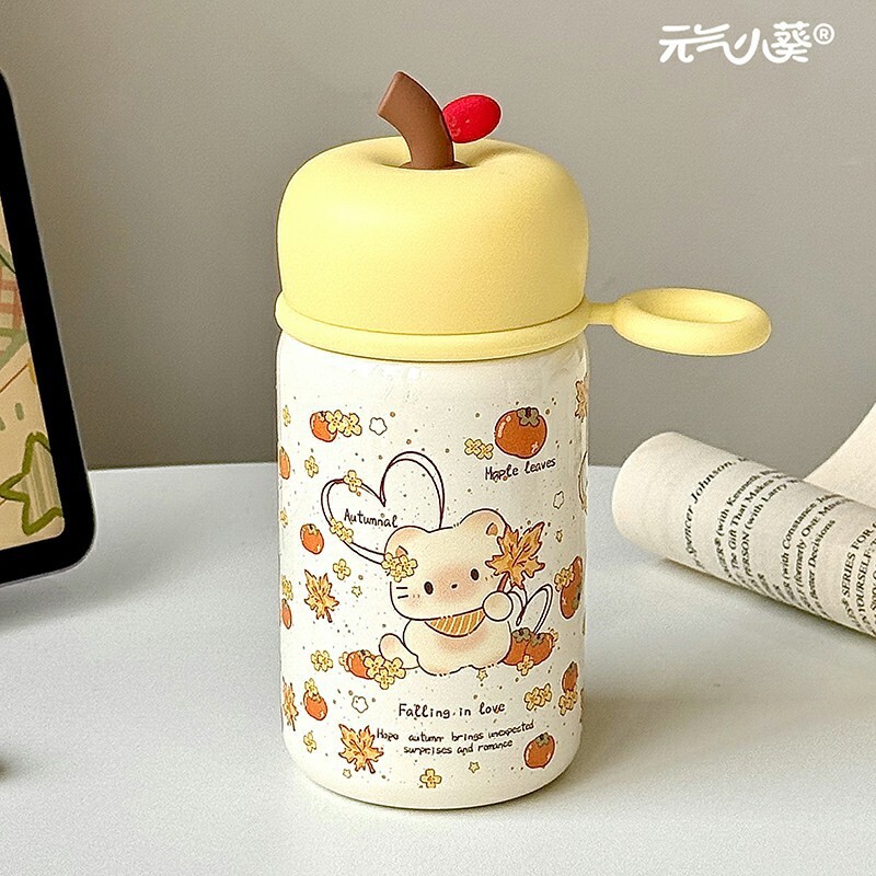 300ML Apple Pocket 316 Stainless Steel Thermos