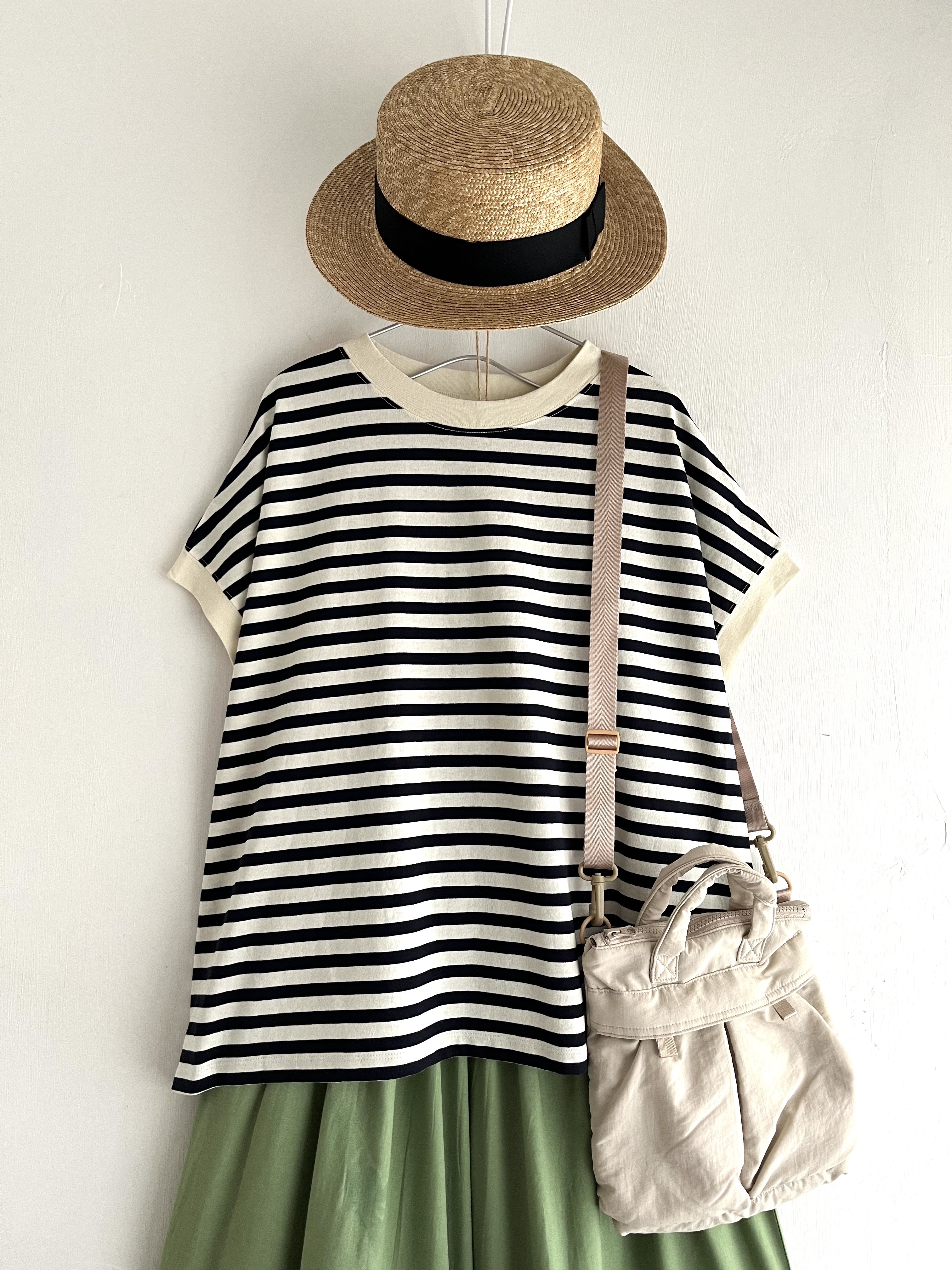 Bliss bunch米色橫間top