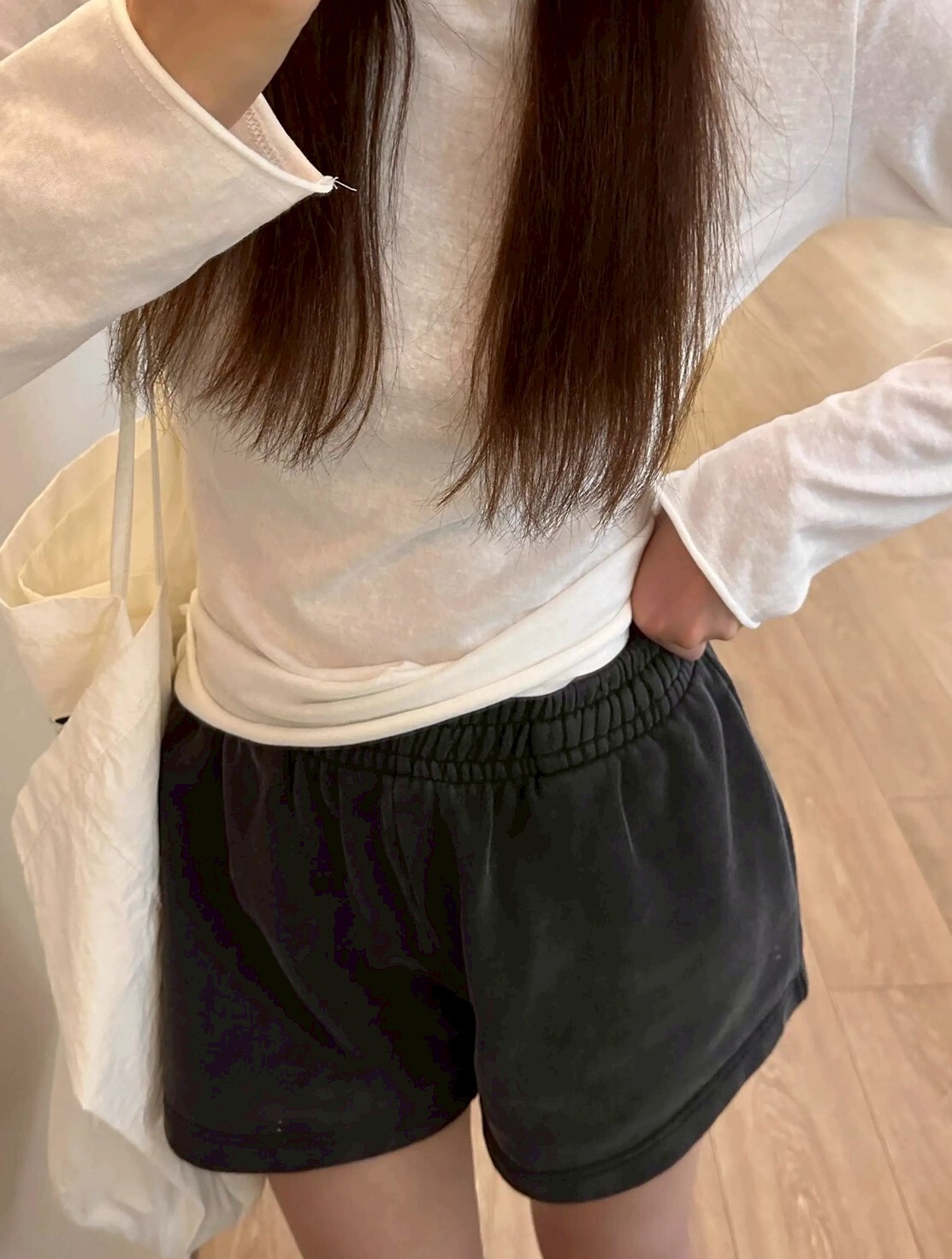 運動風水洗感棉質短褲