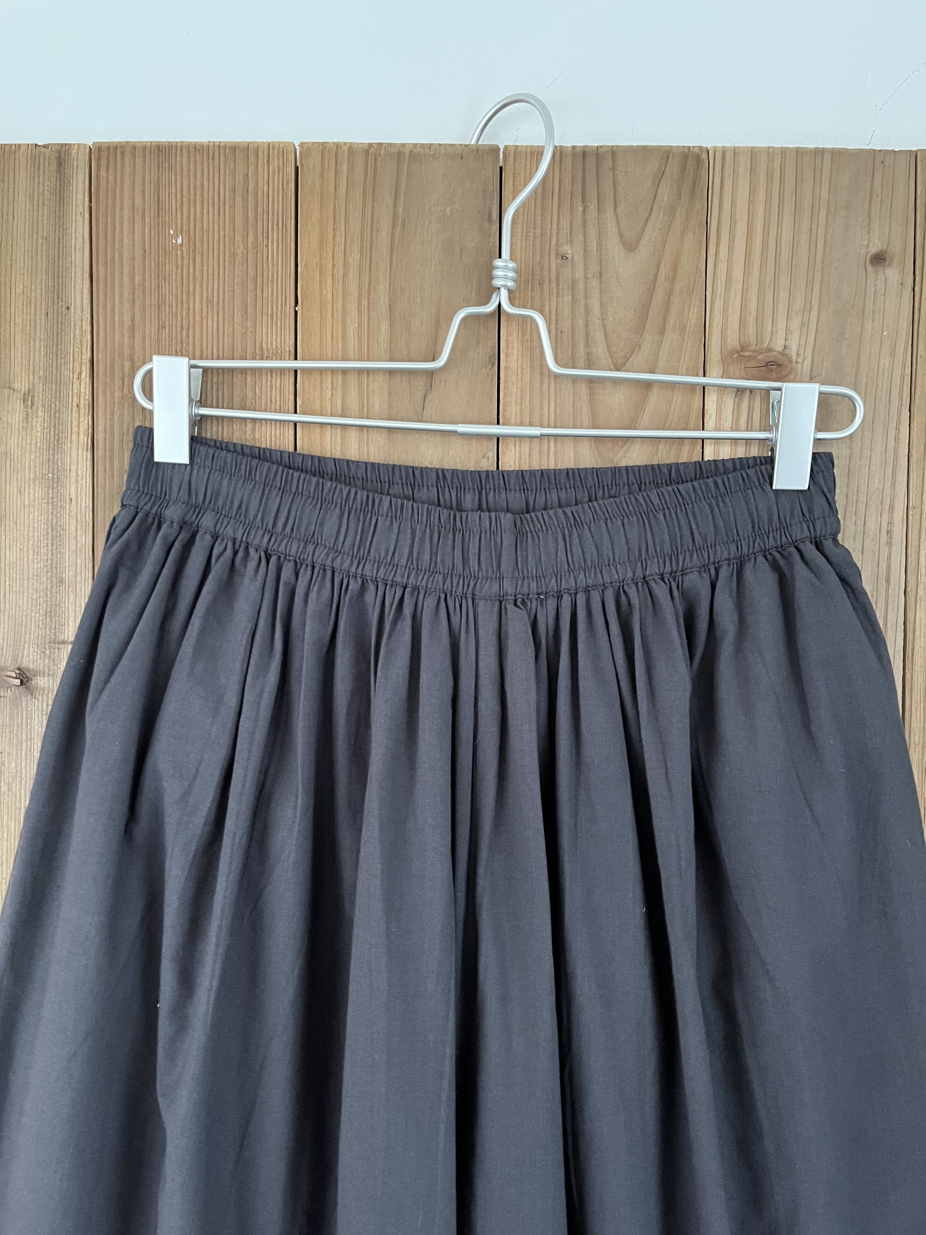 m.m.o.炭灰色全橡筋裙褲