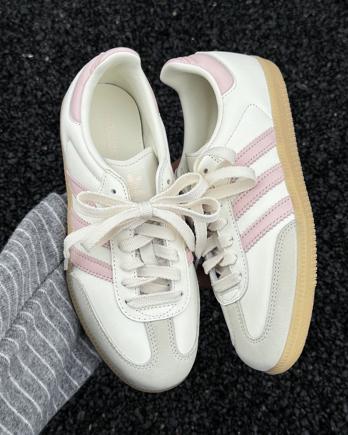 ADIDAS SAMBA OG 櫻花粉 奶油白 米灰 焦糖底 女鞋 IH9059 / 預購