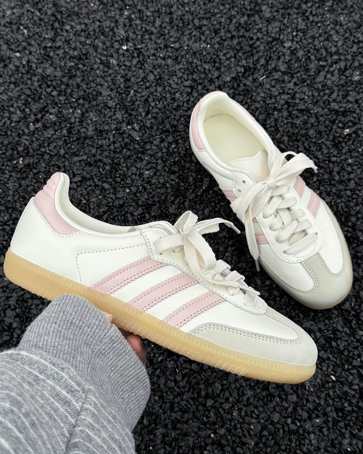ADIDAS SAMBA OG 櫻花粉 奶油白 米灰 焦糖底 女鞋 IH9059 / 預購