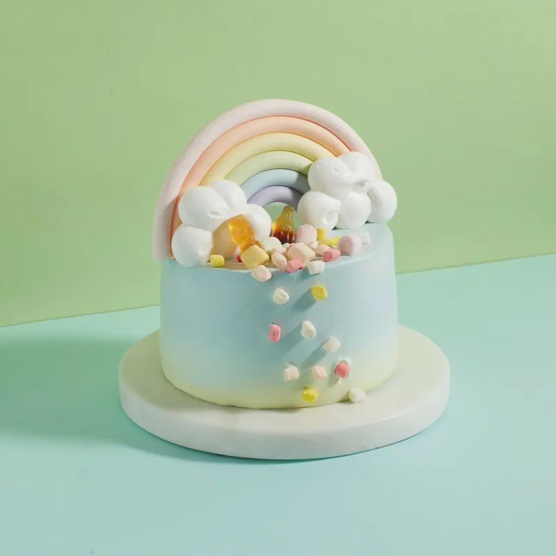 滿月蛋糕-彌月蛋糕-彩虹蛋糕