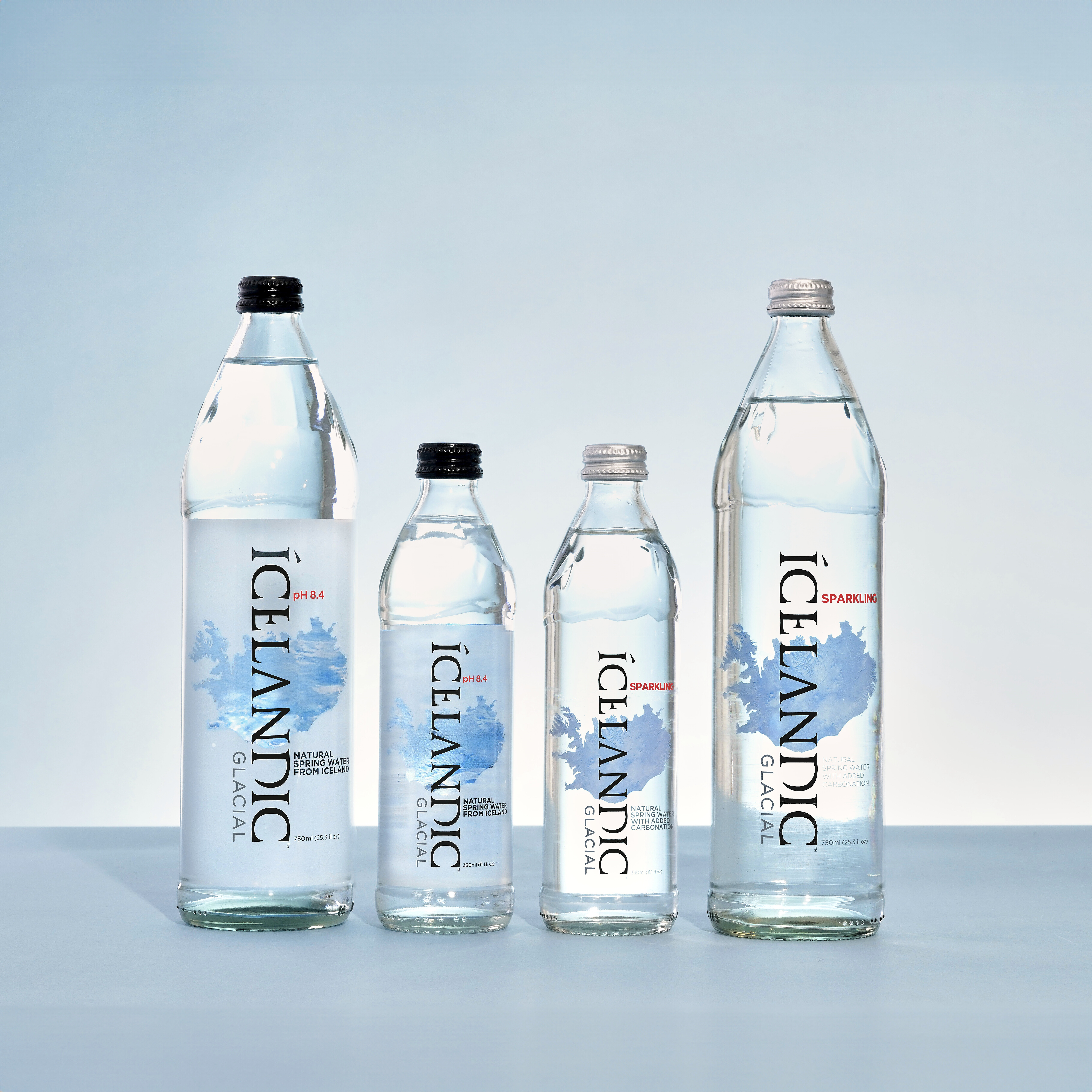冰島冰川氣泡水  - 玻璃裝 330ml 24瓶/箱