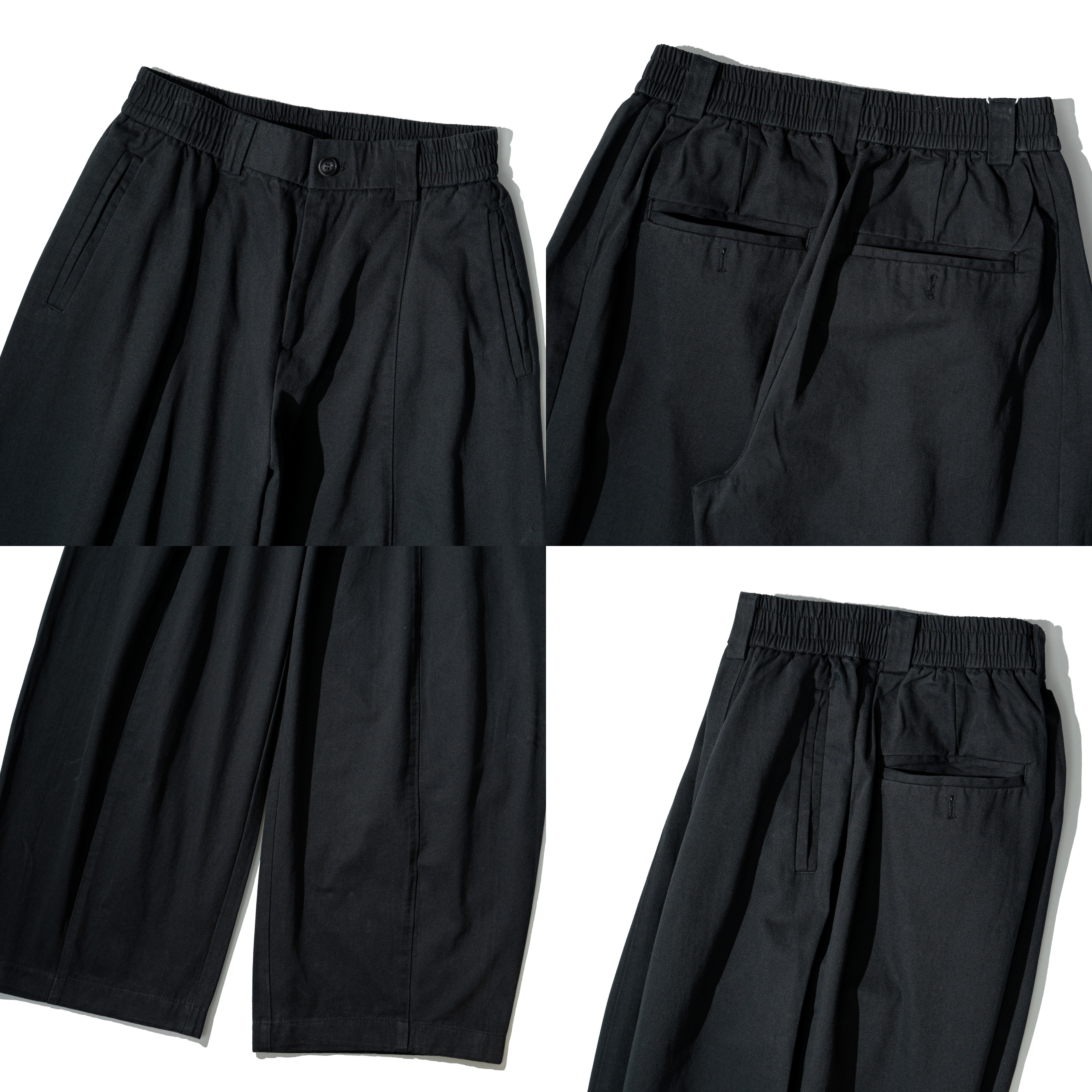 Curved Wide Leg Pants 闊腿 彎刀長褲 [A133]