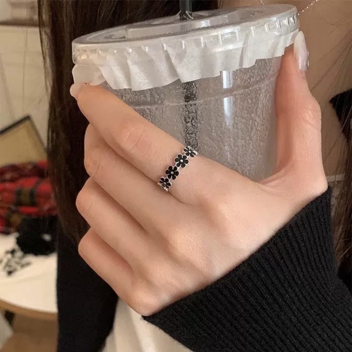 『代購商品』JONNY MOORE 雛菊 氣質小清新 可調式戒指 ZQ-20008