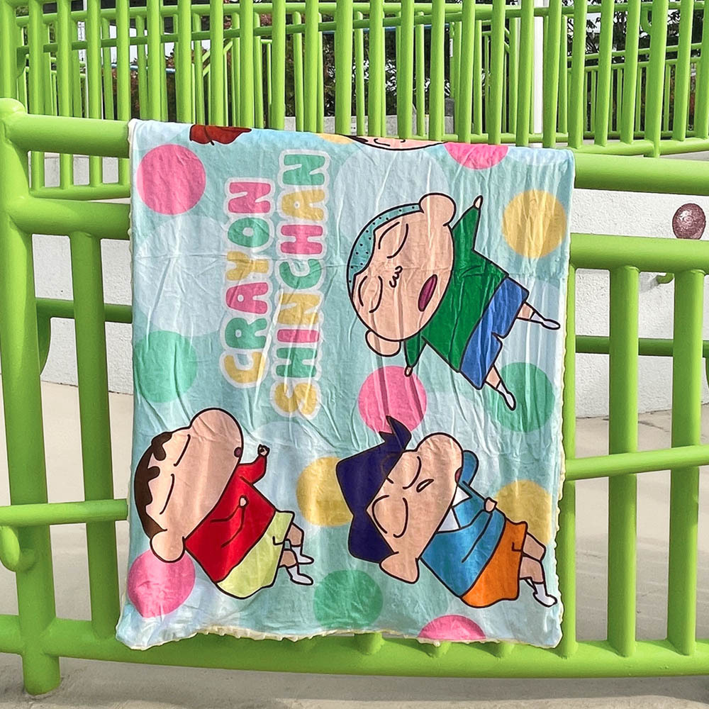 蠟筆小新-親膚薄毯-睡午覺