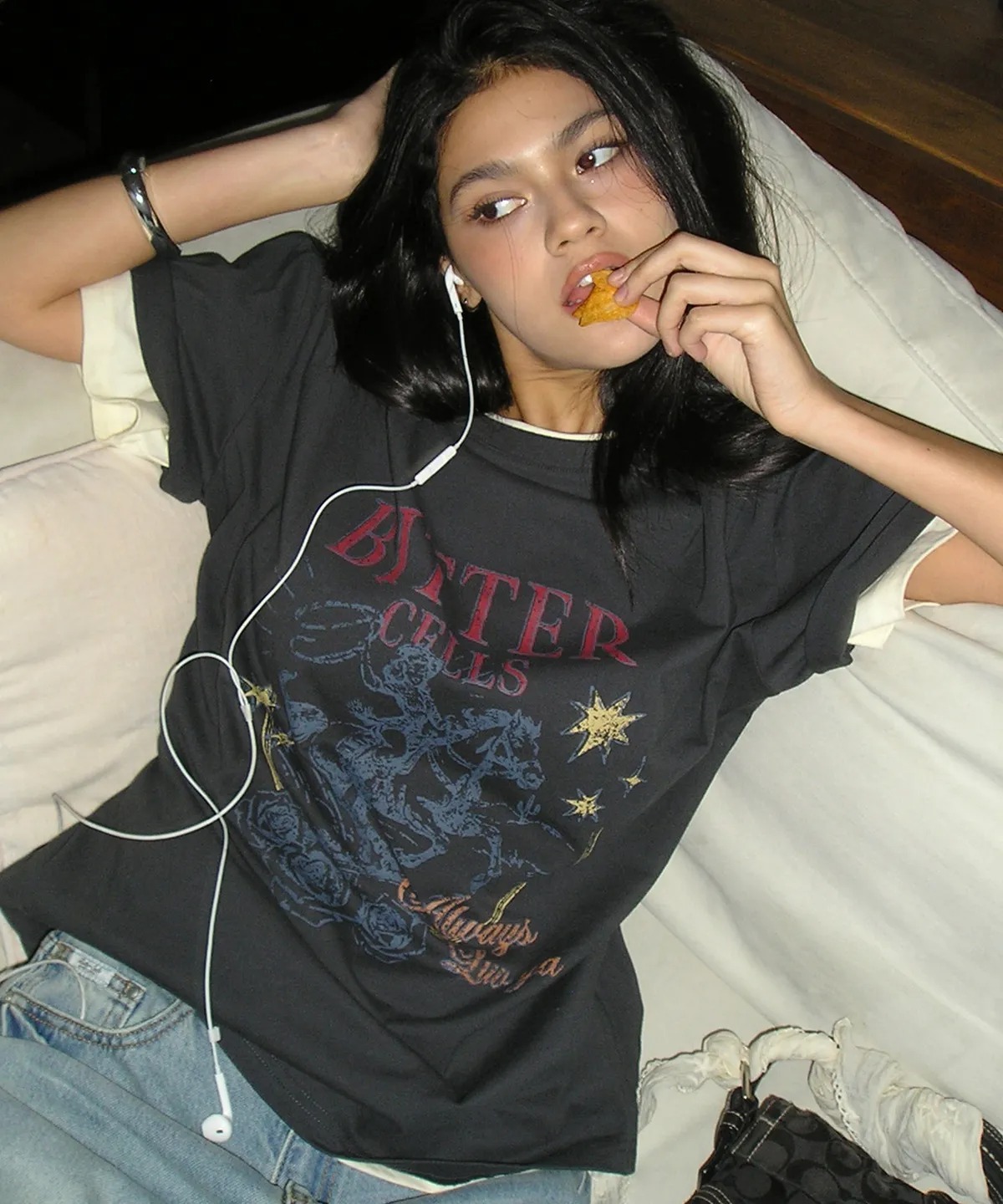 BITTER CELLS Timber Rose Tee