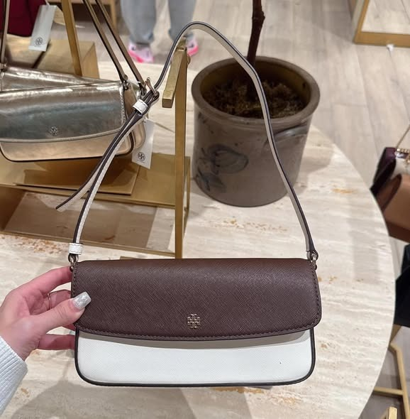 【預購】Tory Burch H041623 翻蓋拼接腋下包