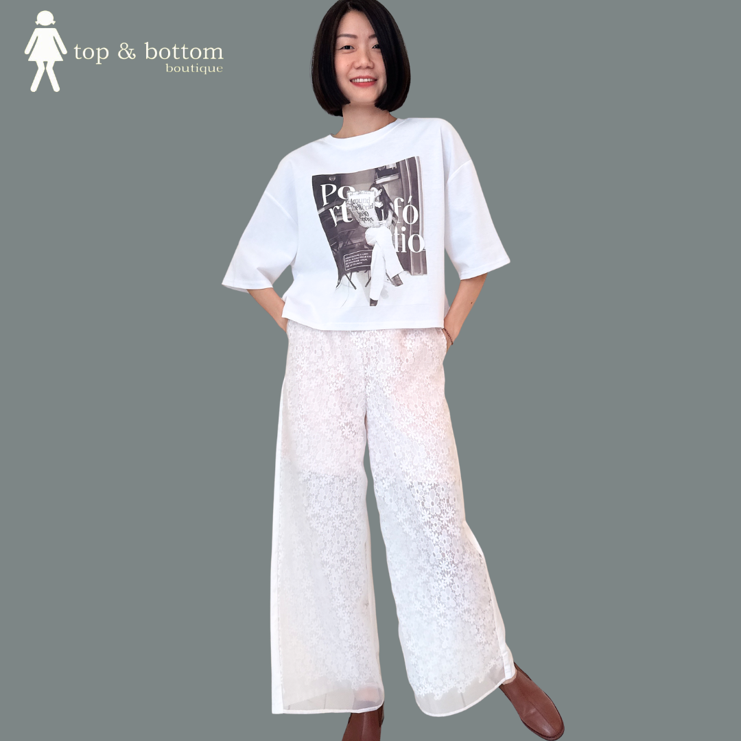 SHORT SLEEVE PRINTED SHORT TEE