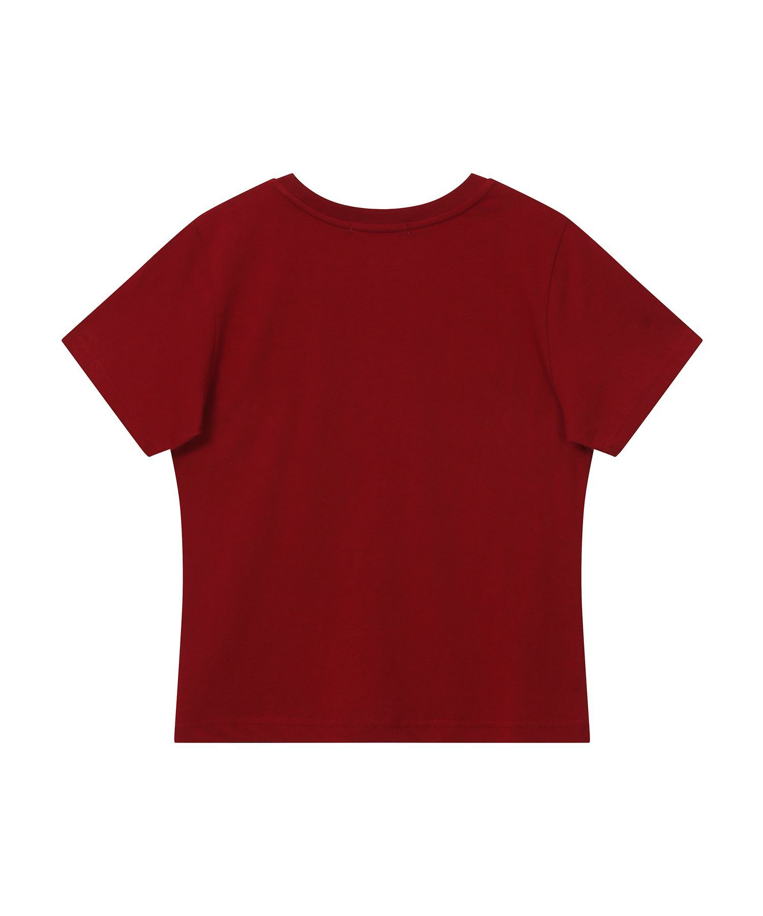 BAUF 三Logo圓點修身短袖T恤 紅色 BT25SS-WRED9