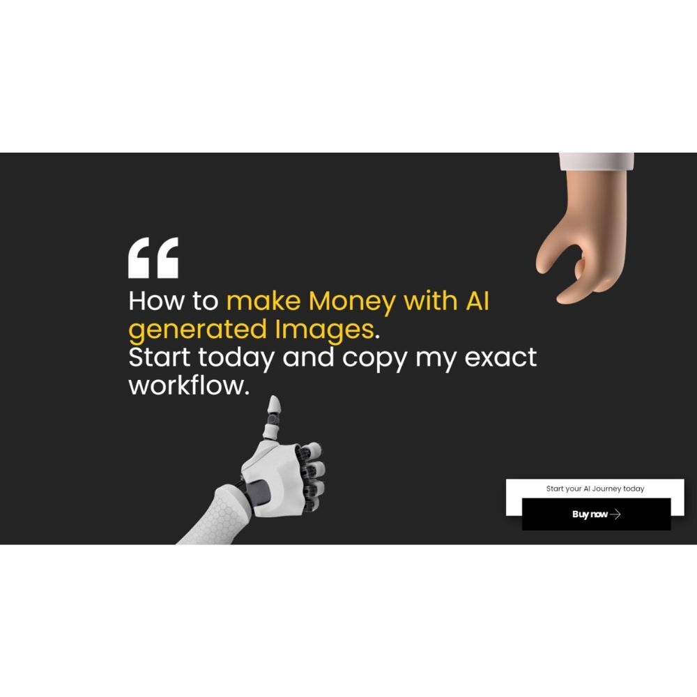 [Course + Workflow] Make Money with AI IMAGES - Build p