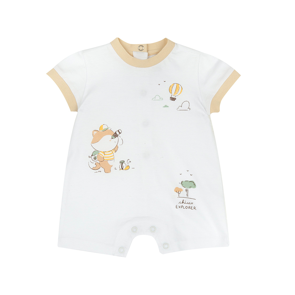 粉彩-狐狸探險家短袖兔裝 C