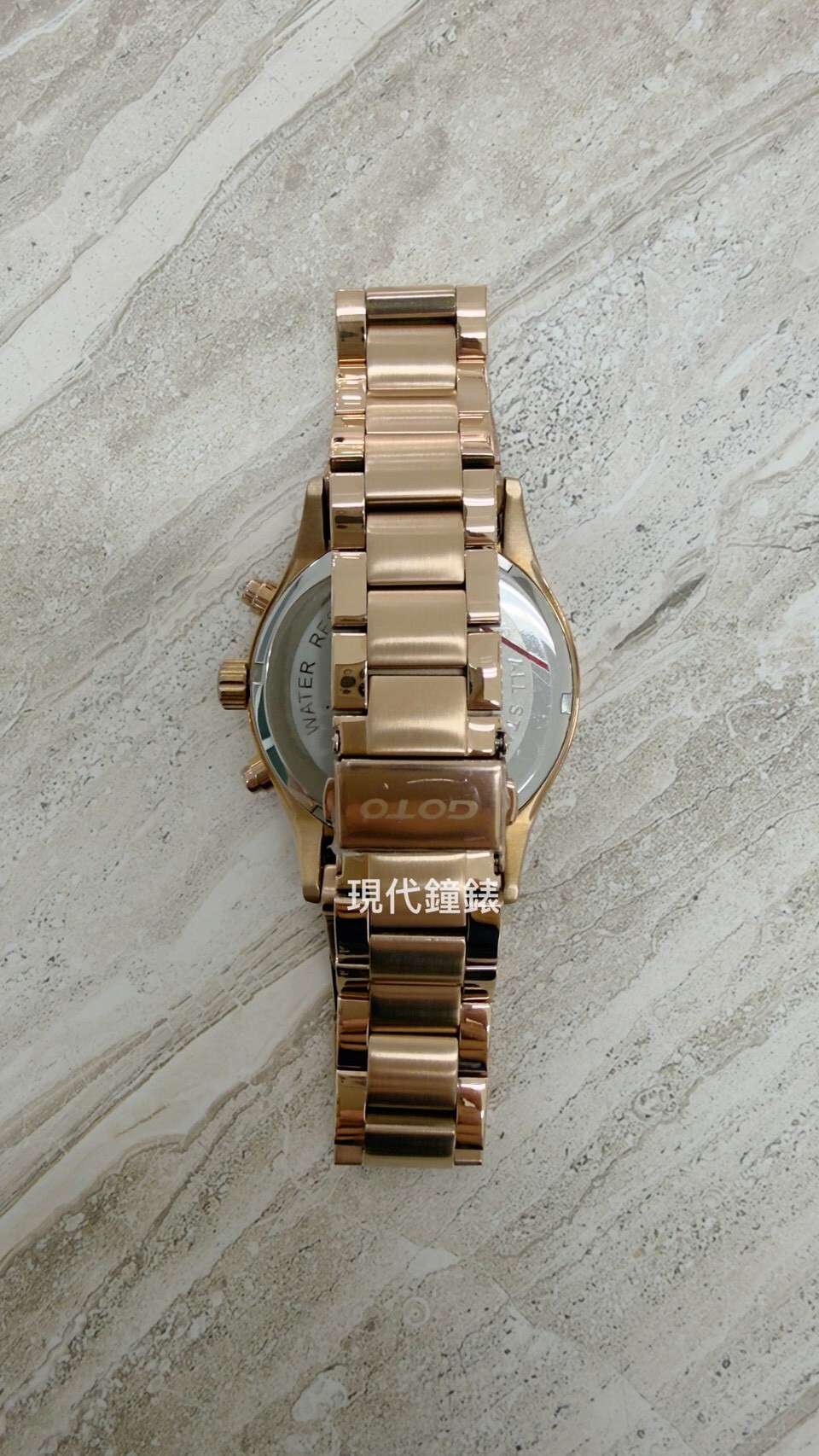 【GOTO】Mulit-Function Ritual 三眼系列–1396M-玫白 GS1396M-44-241 39mm 現代鐘錶