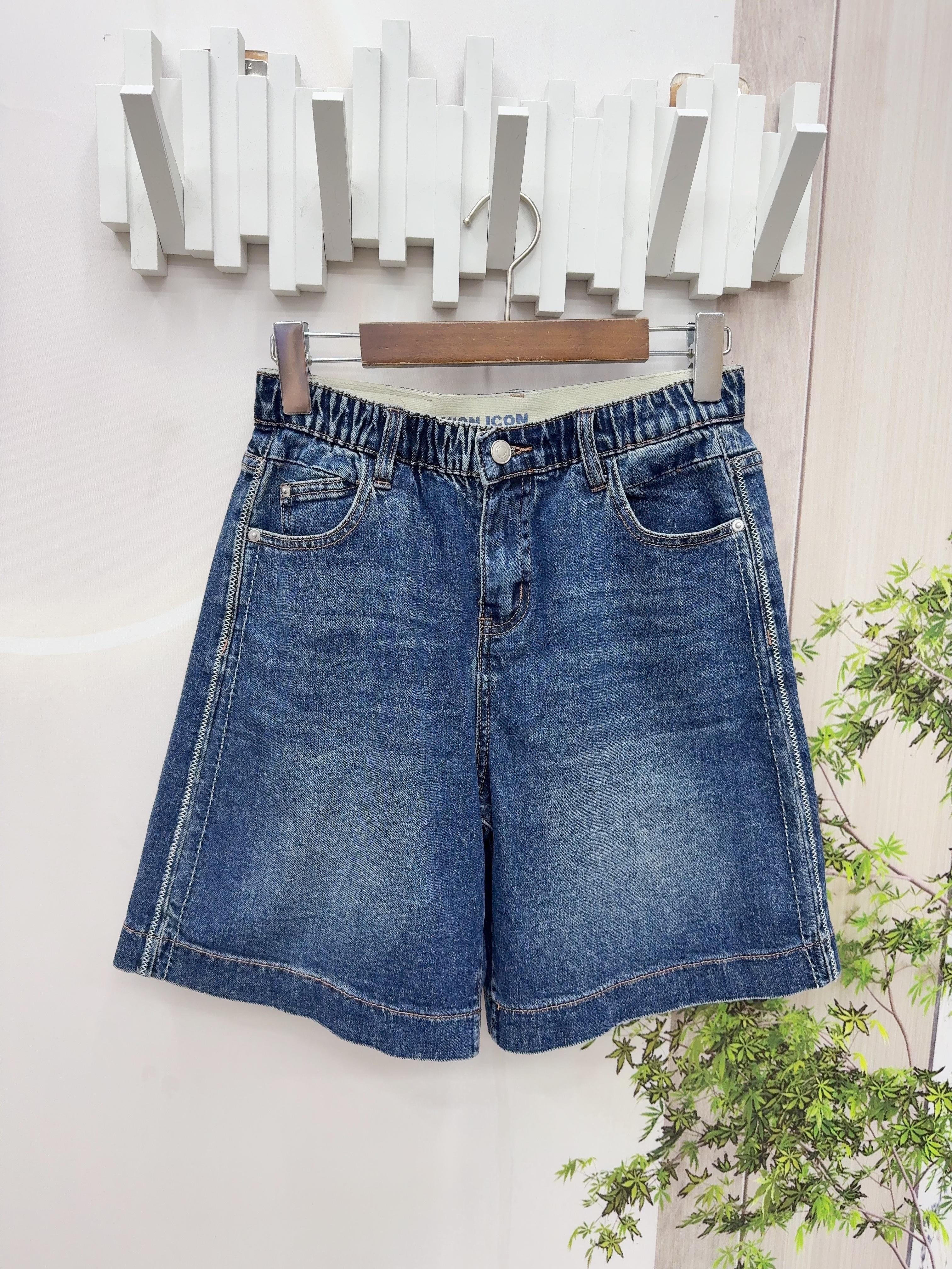 韓國型格牛仔短褲～158S