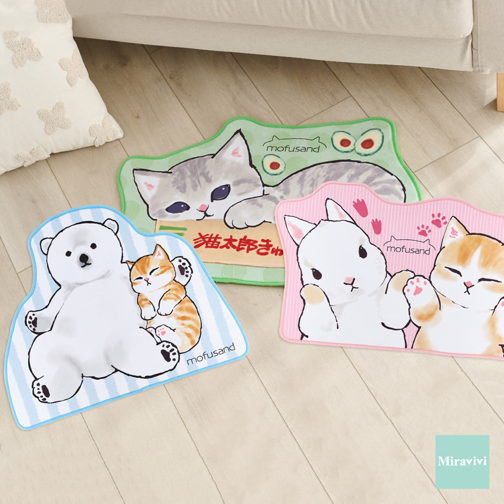 Mofusand貓福珊迪-造型地墊