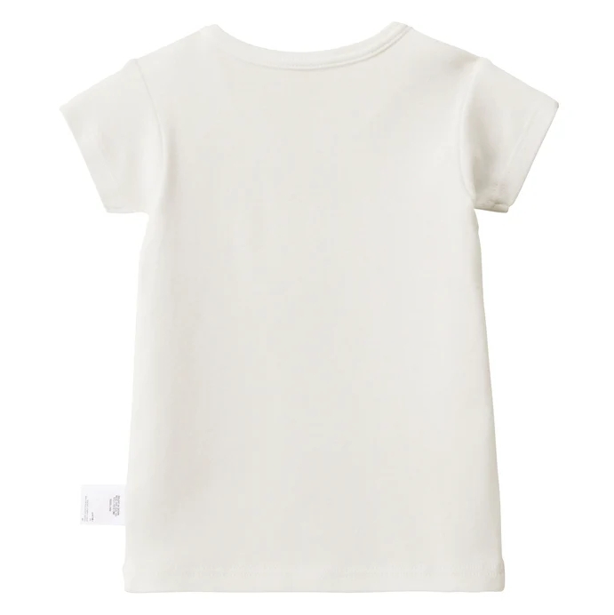 Pureveil MIKI HOUSE LOGO短袖內衣-白