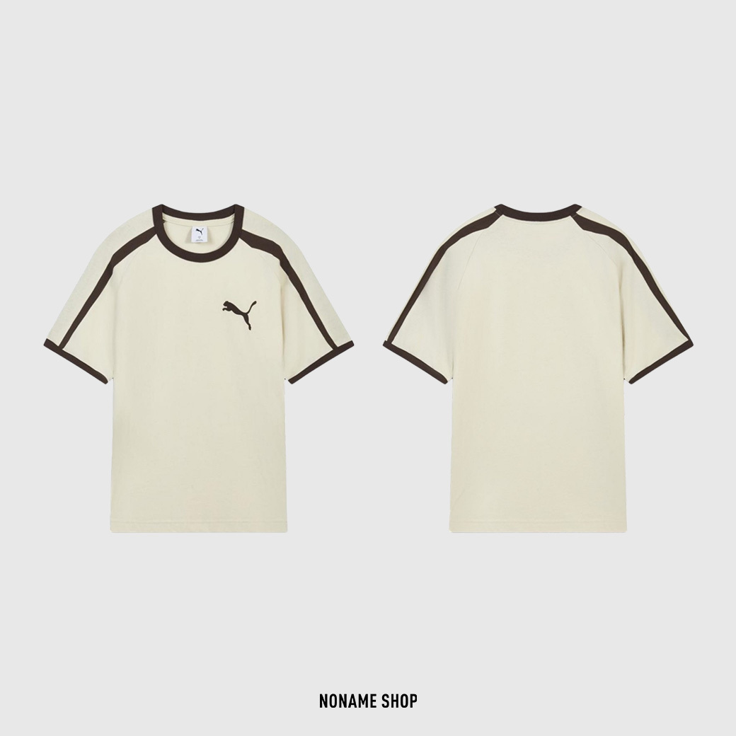 PUMA 張凌赫同款 復古 撞色 經典 LOGO 圓領 短袖 (男款)